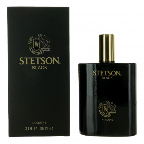 Stetson Black by Coty, 3.4 oz Cologne Spray for Men - PS-AMSTEB34S