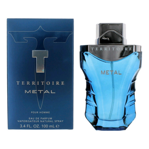 Territoire Metal by YZY, 3.4 oz Eau De Parfum Spray for Men - PS-AMTERRM34S