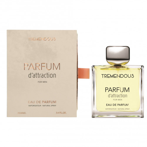 Parfum DAttraction by Tremendous Parfums, 3.4 oz Eau de Parfum Spray for Men - PS-AMTRATT34PS