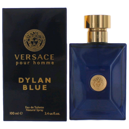 Versace Pour Homme Dylan Blue by Versace, 3.4 oz Eau De Toilette Spray for Men - PS-AMVERDB34S