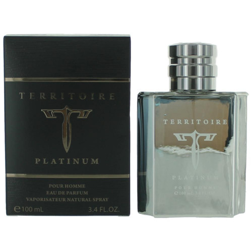Territoire Platinum by YZY, 3.4 oz Eau De Parfum Spray for Men - PS-AMYZYTEPL34S