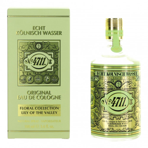 4711 Floral Collection Lily of the Valley by 4711, 3.4 oz Eau De Cologne Spray for Unisex - PS-AU4711FCLOTV34S