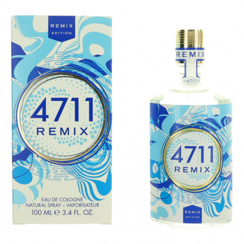4711 Remix Sparkling Island by Muelhens, 3.4 oz Eau de Cologne Spray for Unisex - PS-AU4711RMIL34S