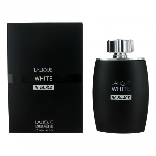 White In Black by Lalique, 4.2 oz Eau De Parfum Spray for Unisex - PS-AULALWB42PS