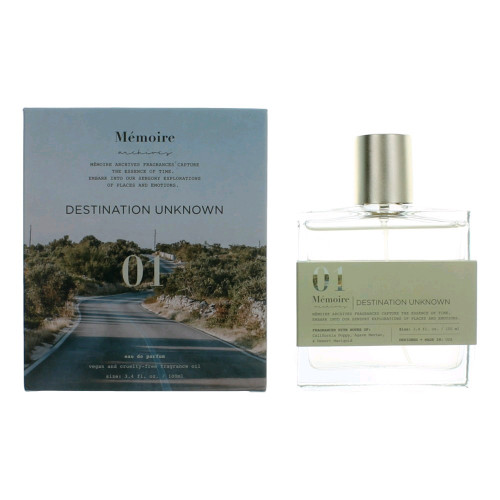 Destination Unknown by Memoire Archives, 3.4 oz Eau De Parfum Spray for Unisex - PS-AUMEMDU34PS