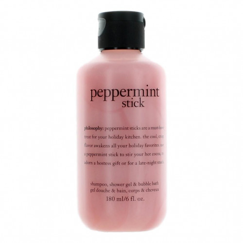 Peppermint Stick by Philosophy, 6 oz Shampoo, Shower Gel, & Bubble Bath for Unisex - PS-AUPHPSSG6
