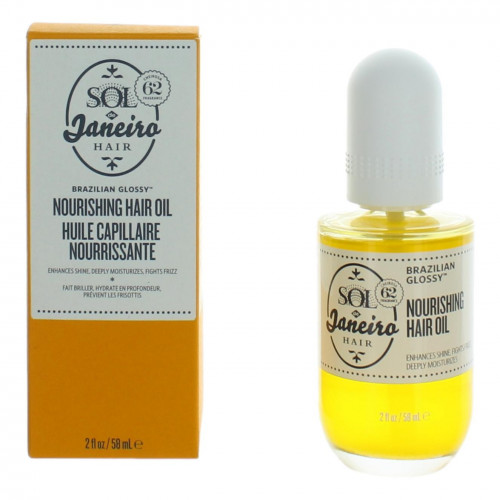 Brazilian Glossy Nourishing Hair Oil by Sol De Janeiro, 2 oz Hair Oil Treatment - PS-AUSDJBGNHO2