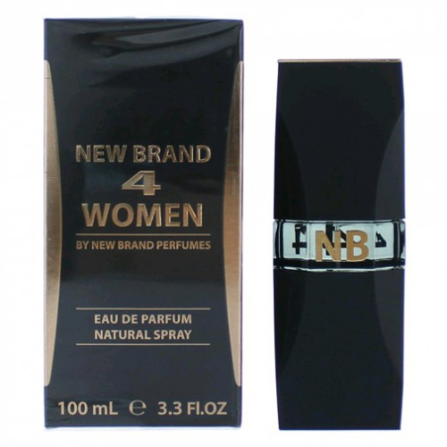 4 Women by New Brand, 3.3 oz Eau De Parfum Spray for Women - PS-AW4WOMEN34S