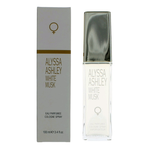White Musk by Alyssa Ashley, 3.4 oz Eau Parfumee Cologne Spray for Women - PS-AWALYAWMEP34S
