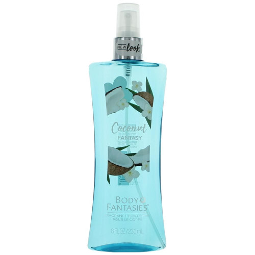 Coconut Fantasy by Body Fantasies, 8 oz Fragrance Body Spray for Women - PS-AWBFCO8BM