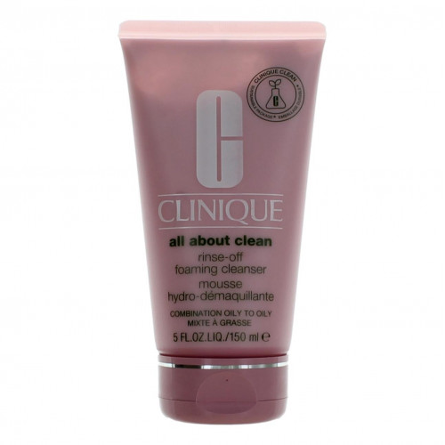 Clinique All About Clean by Clinique, 5 oz  Rinse-Off Foaming Cleanser Mousse - PS-AWCLAACFCM5