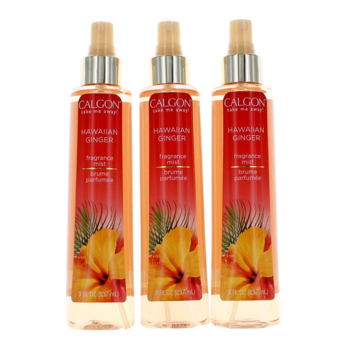 Calgon Hawaiian Ginger by Calgon, 3 Pack 8 oz Fragrance Mist for Women - PS-AWCLGHGI8BM3P