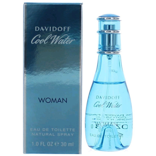 Cool Water by Davidoff, 1 oz Eau De Toilette Spray for Women - PS-AWCOL1S