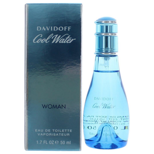 Cool Water by Davidoff, 1.7 oz Eau De Toilette Spray for Women - PS-AWCOLW17S