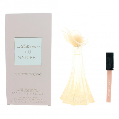 Silhouette Au Naturel by Christian Siriano, 3.4 oz Eau De Parfum Spray for Women with Lip Gloss - PS-AWCSAUN34S