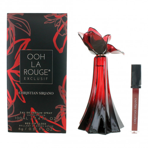 Ooh La Rouge Exclusif by Christian Siriano, 3.4 oz Eau De Parfum Spray for Women with Lip Gloss - PS-AWCSOLREX34S