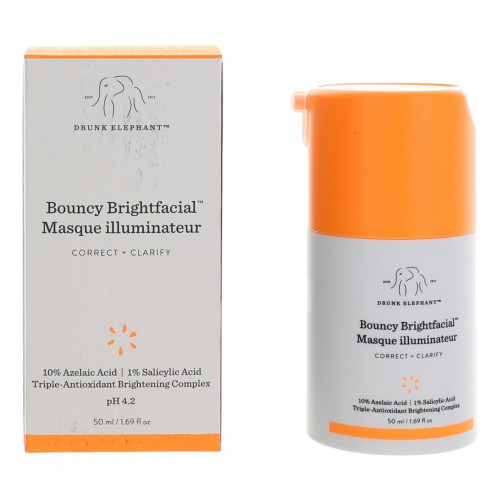 Drunk Elephant Bouncy Brightfacial by Drunk Elephant, 1.69 oz Face Mask - PS-AWDEBBFM