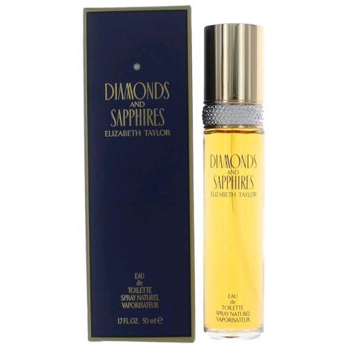 Diamonds & Sapphires by Elizabeth Taylor, 1.7 oz Eau De Toilette Spray for Women - PS-AWDIASP17S