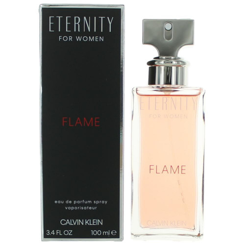 Eternity Flame by Calvin Klein, 3.4 oz Eau De Parfum Spray for Women - PS-AWETFLA34S