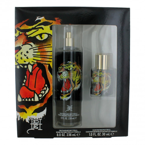 Ed Hardy Tiger Ink by Ed Hardy, 2 Piece Gift Set for Unisex - PS-AWGEDHTI2