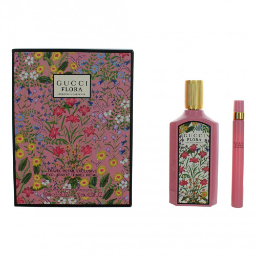 Flora Gorgeous Gardenia by Gucci, 2 Piece Gift Set for Women - PS-AWGGFGG2