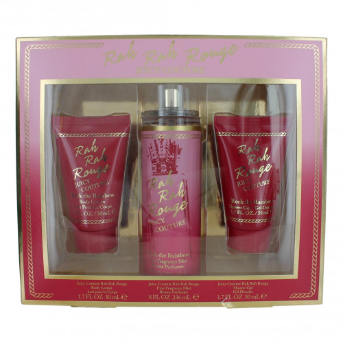 Rah Rah Rouge by Juicy Couture, 3 Piece Gift Set for Women - PS-AWGJCRRR2