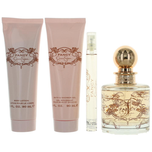 Fancy by Jessica Simpson, 4 Piece Gift Set for Women - PS-AWGJSFN4N