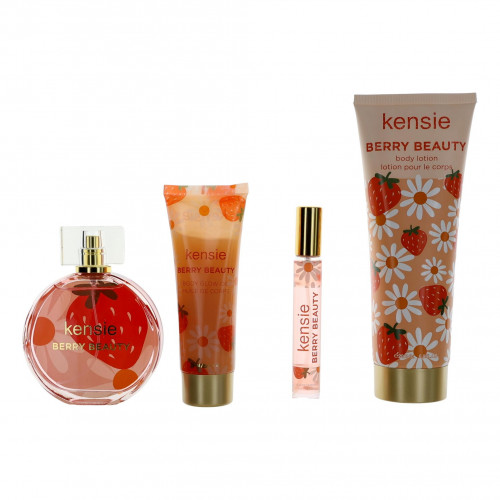 Kensie Berry Beauty by Kensie, 4 Piece Gift Set for Women - PS-AWGKENBBU3