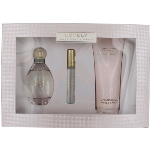 Lovely by Sarah Jessica Parker, 3 Piece Gift Set for Women with Rollerball - PS-AWGLOVL31RB