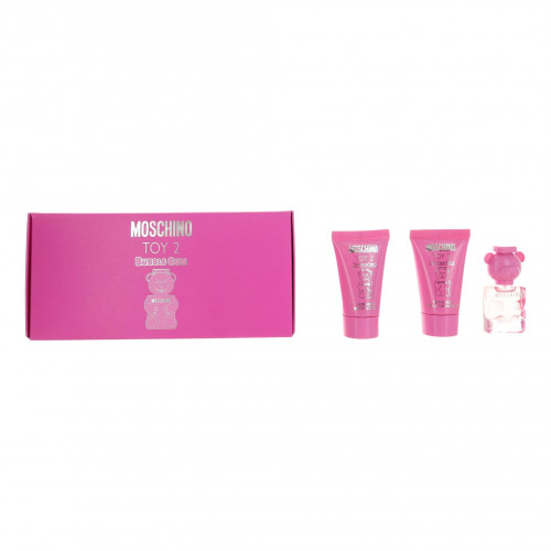 Moschino Toy 2 Bubble Gum by Moshino, 3 Piece Mini Set for Women - PS-AWGMOST2B3M