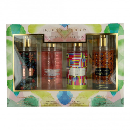 Nanette Lepore by Nanette Lepore, 4 Piece Body Mist Set for Women - PS-AWGNLBMC