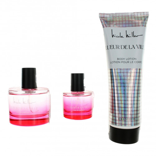 Lueur De La Ville by Nicole Miller, 3 Piece Gift Set for Women - PS-AWGNMLDLV3