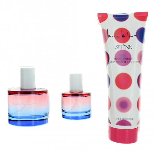 Sirene by Nicole Miller, 3 Piece Gift Set for Women - PS-AWGNMSI3