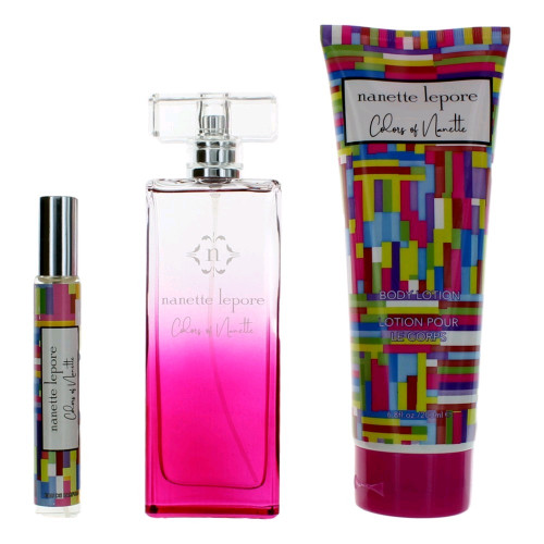 Colors of Nanettte by Nanette Lepore, 3 Piece Gift Set for Women - PS-AWGNONLCON3