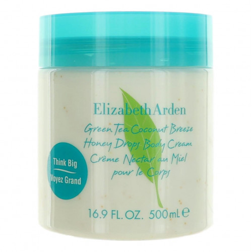 Green Tea Coconut Breeze by Elizabeth Arden, 16.9 oz Honey Drops Body Cream for Women - PS-AWGRTCB169HD