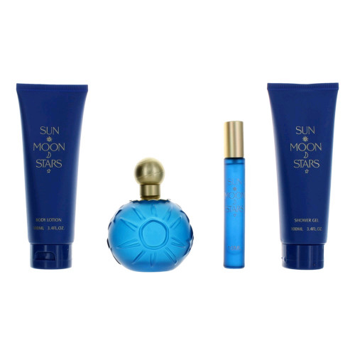 Sun Moon Stars by United Colors, 4 Piece Gift Set for Women - PS-AWGSMS3