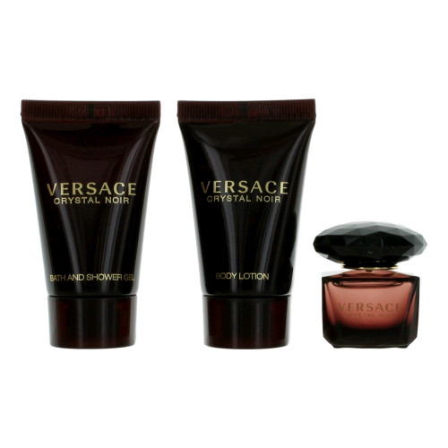 Versace Crystal Noir by Versace, 3 Piece Mini Gift Set for Women - PS-AWGVRCNM3