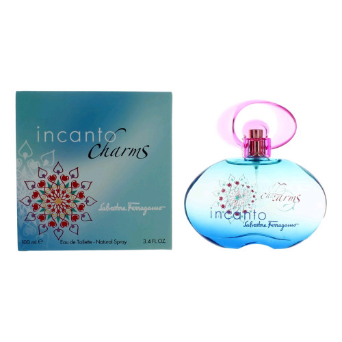 Incanto Charms by Salvatore Ferragamo, 3.4 oz Eau De Toilette Spray for Women - PS-AWINCC34S