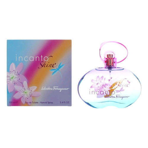 Incanto Shine by Salvatore Ferragamo, 3.4 oz Eau De Toilette Spray for Women - PS-AWINCS34S