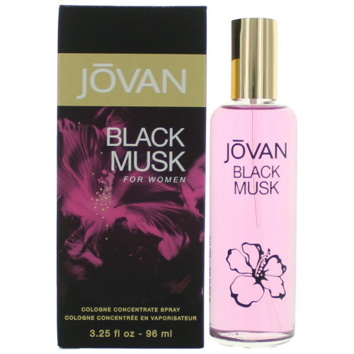 Jovan Black Musk by Coty, 3.25 oz Cologne Concentrate Spray for Women - PS-AWJBM325S