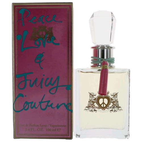 Peace Love & Juicy Couture by Juicy Couture, 3.4 oz Eau De Parfum Spray for Women - PS-AWJCPL34PS