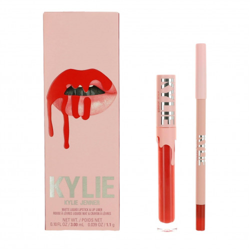 Kylie Matte Liquid Lipstick & Lip Liner by Kylie Jenner, Lip Kit - Boss - PS-AWKCMLK400B