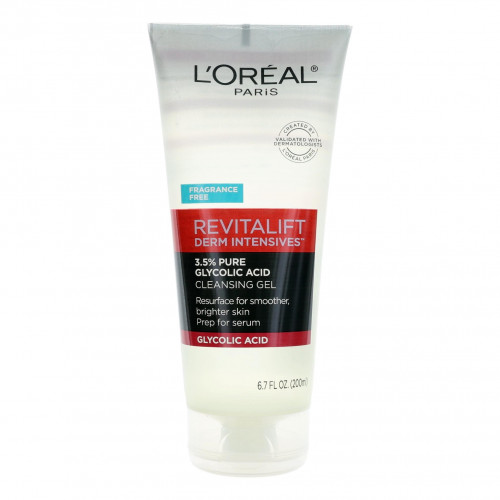 LOreal Revitalift Derm Intensives by LOreal, 6.7 oz 3.5% Pure Glycolic Acid Cleansing Gel - PS-AWLORRDIPGACG7