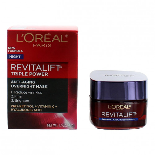 LOreal Revitalift Triple Power by LOreal, 1.7 oz Anti-Aging Overnight Mask - PS-AWLORRTPIOM17