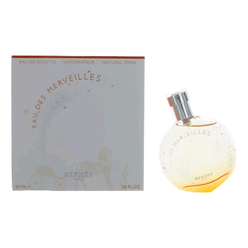 Eau Des Merveilles by Hermes, 1.6 oz Eau De Toilette Spray for Women - PS-AWMAR17S