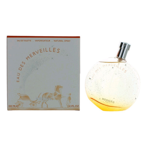 Eau Des Merveilles by Hermes, 3.3 oz Eau De Toilette Spray for Women - PS-AWMAR33S