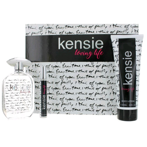 Kensie Loving Life by Kensie, 3 Piece Gift Set for Women - PS-AWMKENLL3