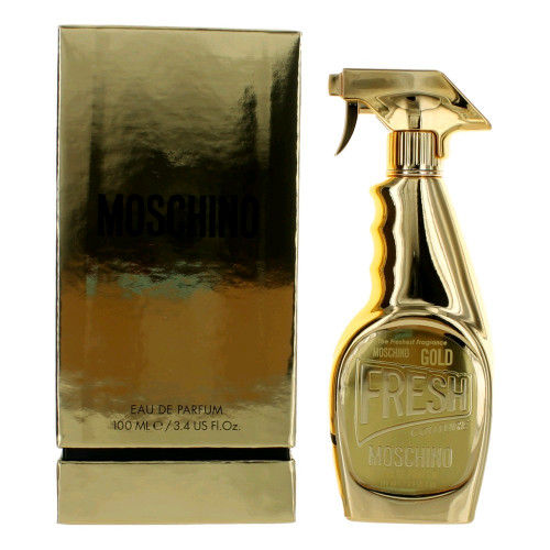 Moschino Gold Fresh Couture by Moschino, 3.4 oz Eau De Parfum Spray for Women - PS-AWMOSCGFC34S