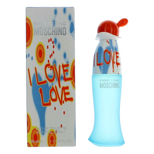 I Love Love Cheap & Chic by Moschino, 1.7 oz Eau De Toilette Spray for Women - PS-AWMOSL17S
