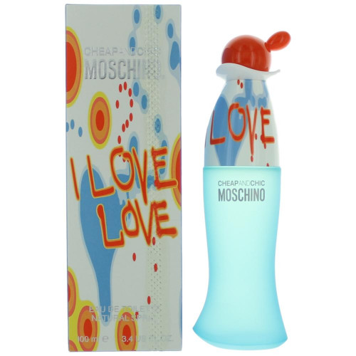 I Love Love Cheap & Chic by Moschino, 3.4 oz Eau De Toilette Spray for Women - PS-AWMOSL33S
